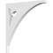 Ekena Millwork Naple Architectural Grade PVC Bracket, 5/8"W X 8"D X 8"H BKTP01X08X08NA - alternate 1